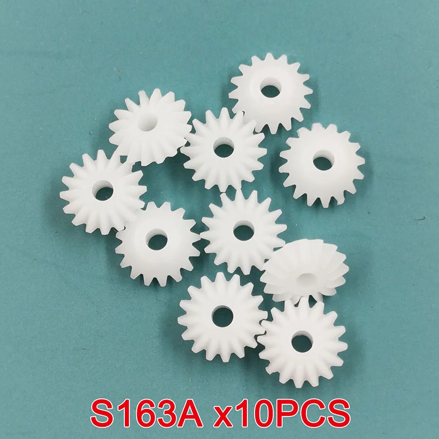 10PCS/LOT S162A S163A S122.5A Bevel Pinion 11.2mm/ 9mm Diameter 16T / 12 Teeth Conical Gear Motor Gear Transmission Gear Electric Bike Gear Cassette Deck Tape Gear Electric Chain Saw Gear