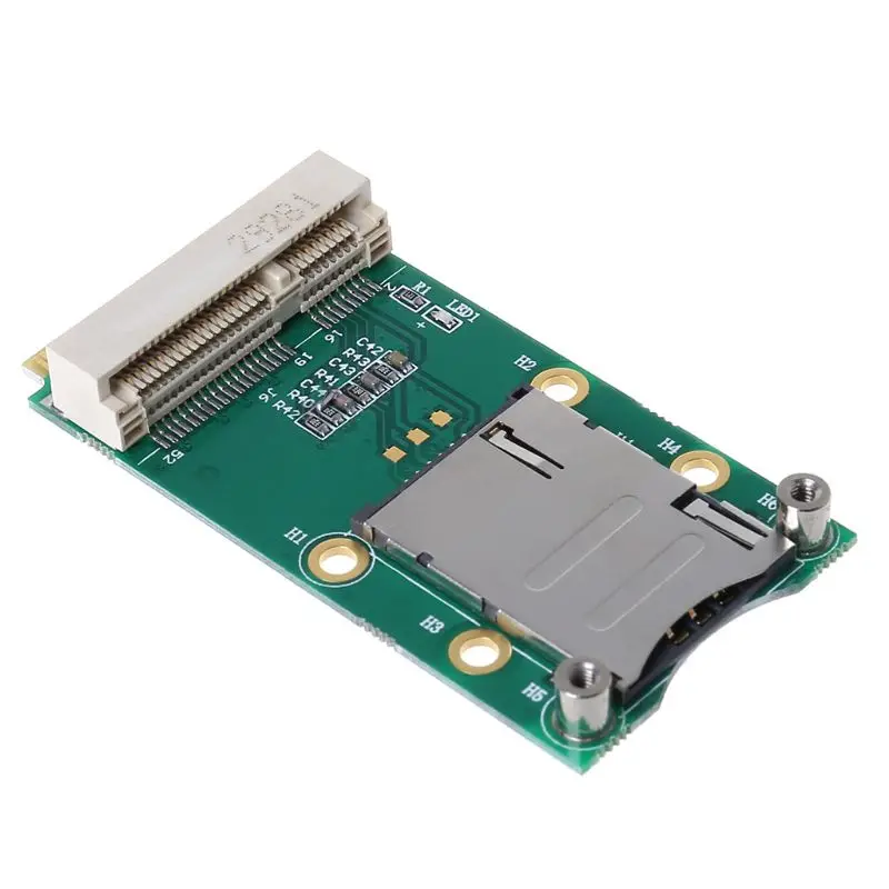 Мини PCI-E адаптер удлинитель для 3g 4G модуль USIM слот для карты с слотом для sim-карты для 3g/4G WWAN LTE gps карты C26