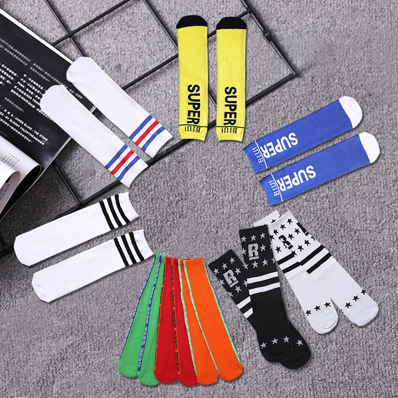 40cm Kids Cool Hip Hop Stockings Socks for Girls Boys Jazz Dance Accessories