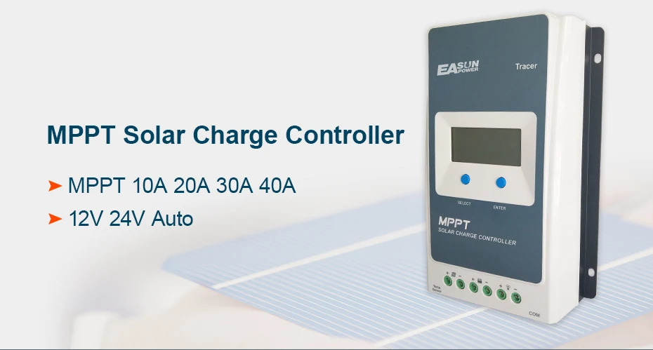 EASUN POWER Solar Charge Controller MPPT 40A30A20A10A LCD Solar Regulator for 12V 24V Lead Acid Lithium-ion Batteries1