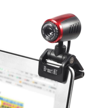 

USB Webcam With microphone 16 million pixels Web-Camera Auto focus 640x480p for Gaming Online Lesson Desktop Computer Camera