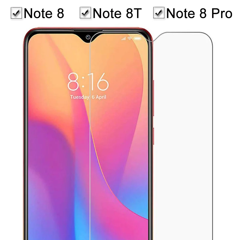 Note 8 t Защитное стекло для Xiaomi Redmi Note8 8 t Pro Note8t Note 8Pro t8 Защитная пленка для экрана из закаленного стекла