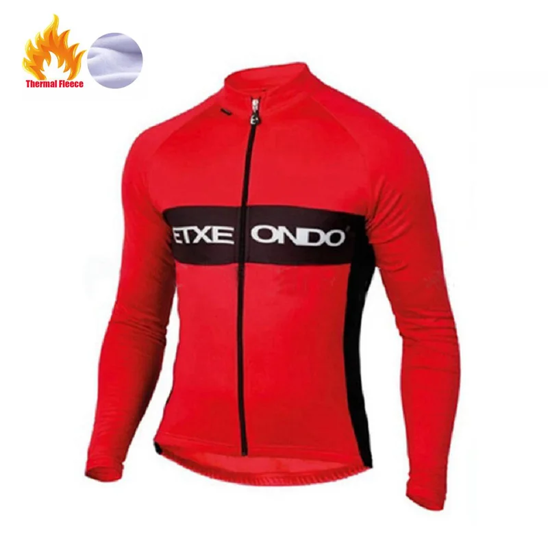 Etxeondo Winter Thermal Fleece jacket Cycling Jersey long sleeve Ropa ciclismo hombre Bicycle Wear Bike Clothing maillot Ciclism