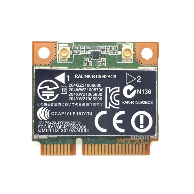 RALINK Rt3592 RT3592BC8 300 Мбит/с Wifi Половина мини PCI-E беспроводная карта Bluetooth 3,0 SPS 630813-001 для hp 4230s 4430s 4530s 4730s