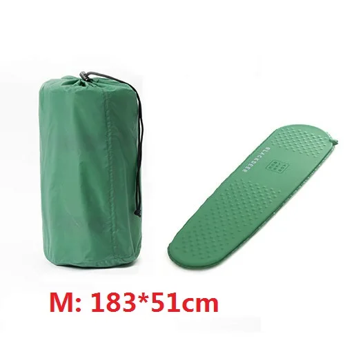 Blackdeer Archeos Light Self-inflating Sleeping Pad Foam Ultra-light Mattress for Camping Hiking Backpacking Insulated Mat Army green  M 183