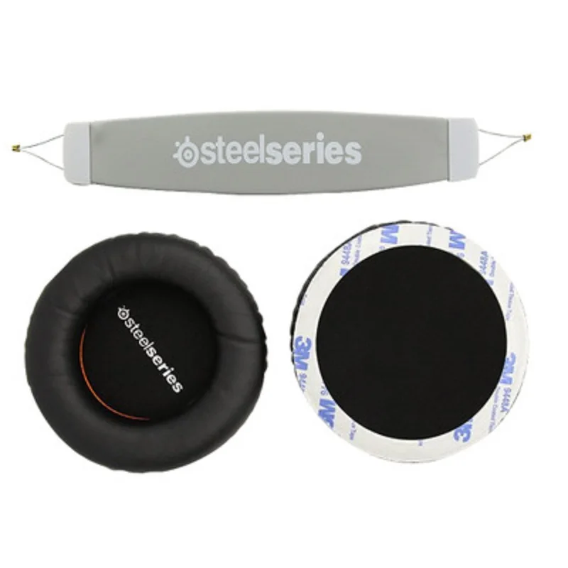 Headphone Replacement Foam Earpads+headband Kussen Pads for Steelseries Siberia V1 V2 Headset Sponge Cushion Earbud Cover