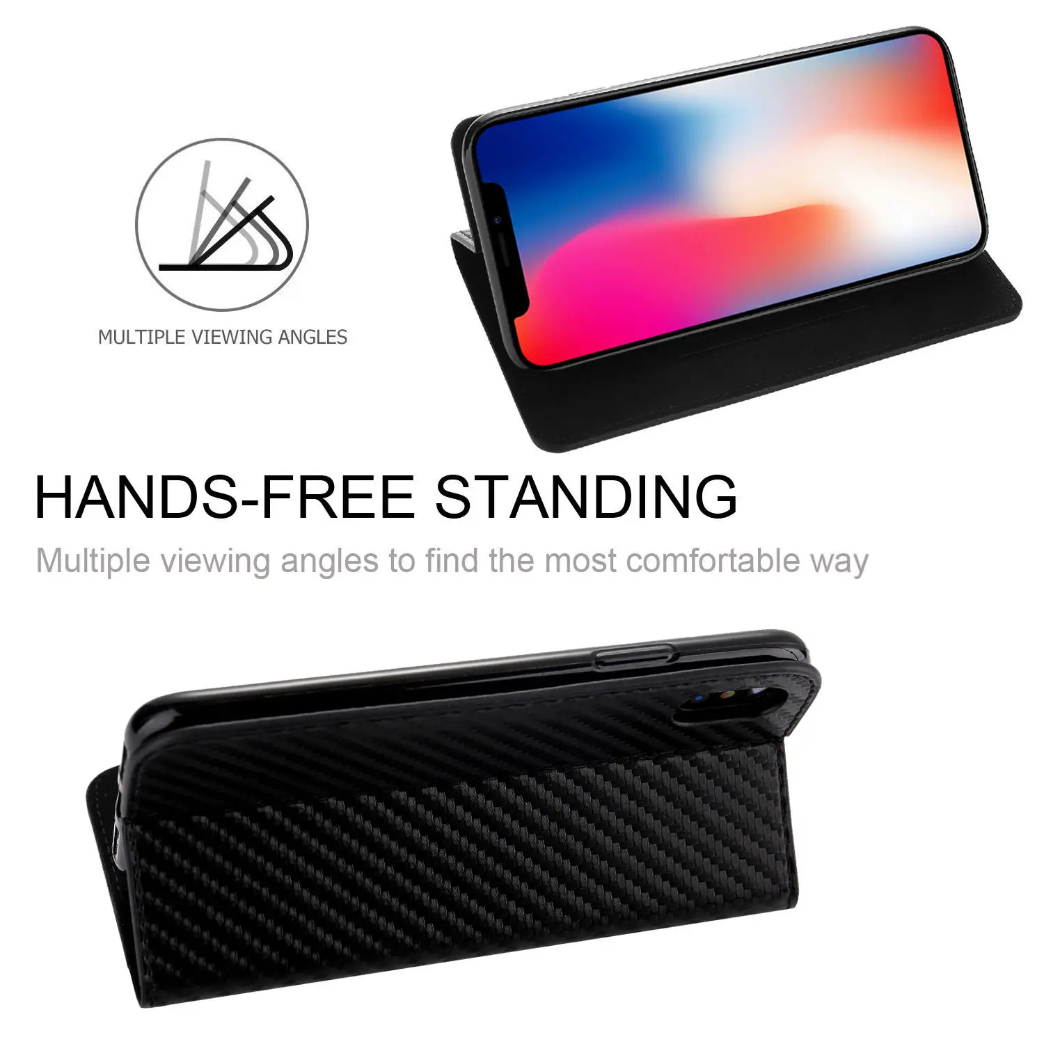 LAPOPNUT для Iphone 11 Pro 7 8 Plus Xr Xs Max X 6s 6 5 5S SE держатель для карт из углеродного волокна тонкий кожаный бумажник флип-чехол для телефона