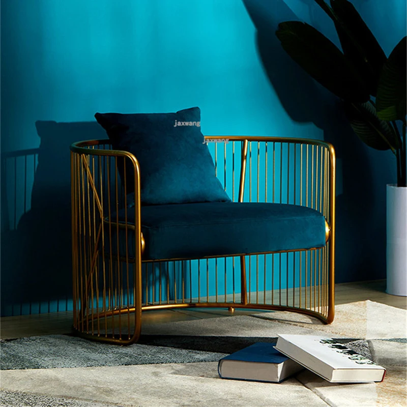 Современный диван в скандинавском стиле, мебель для гостиной, диван-кресло, железный Золотой роскошный диван для спальни, современный секционный диван
