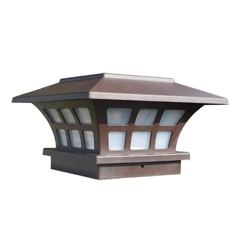 

Solar LED Pillar Acrylic Lampshade Lamp Wave Waterproof Switch Intelligent Light Control Garden Landscape Lamp Long Lasting