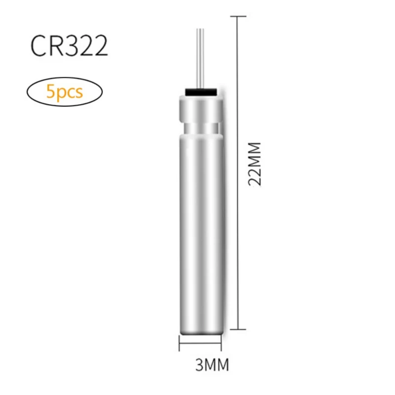 5 шт./компл. CR-425 CR-322 CR-435 CR-311 батареи рыбалка поплавок для электронные рыболовные снасти плавающие батарейки литий ячейки с булавками светодиодный