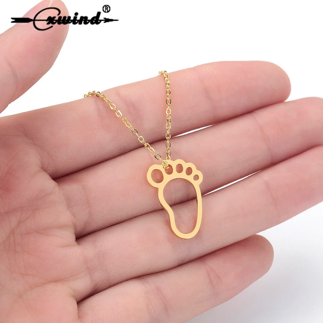 Domed Multi Color LMT Custom Engraved Baby Feet Heart Locket Necklace