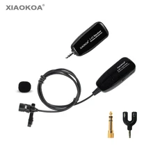 2,4G беспроводной петличный микрофон для усилителя голоса Камера Запись микрофоны телефон Iphone Android Youtube по XIAOKOA