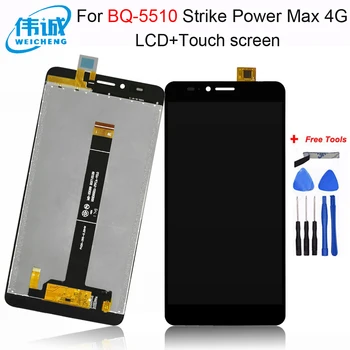 

5.5" For BQ Moble BQ-5510 Strike Power Max 4G LCD BQ 5510 BQS-5510 BQS 5510 LCD Display+Touch Screen Digitizer Assembly+Tools