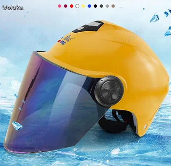 

Electric motorcycle helmet 0601C summer unisex helmet sunscreen UV protection CD50 Q02