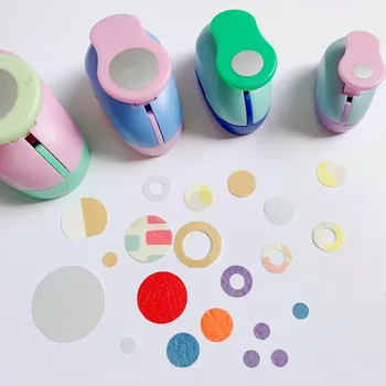 

New Circle Paper Punch Round Paper Craft Puncher DIY Hole Punch Tool for Kids DIY Scrapbook Paper Cutter Embossing Puncher