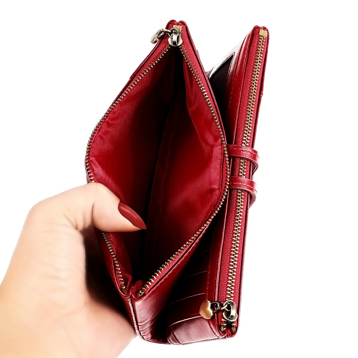Women's Wallet Genuine Leather Female Clutch Long Wallet Womens Wallets and Purses Vintage Portomonee Money Bag Coin Purse Rfid Women's Wallet Genuine Leather Female Clutch Long Wallet Womens Wallets and Purses Vintage Portomonee Money Bag Coin Purse Rfid