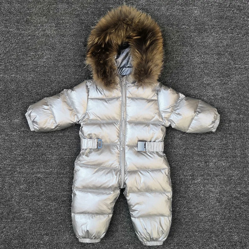 -30 degree Russian winter children's clothing down jacket boy outerwear coat kids thicken Waterproof snowsuits baby Girl clothes