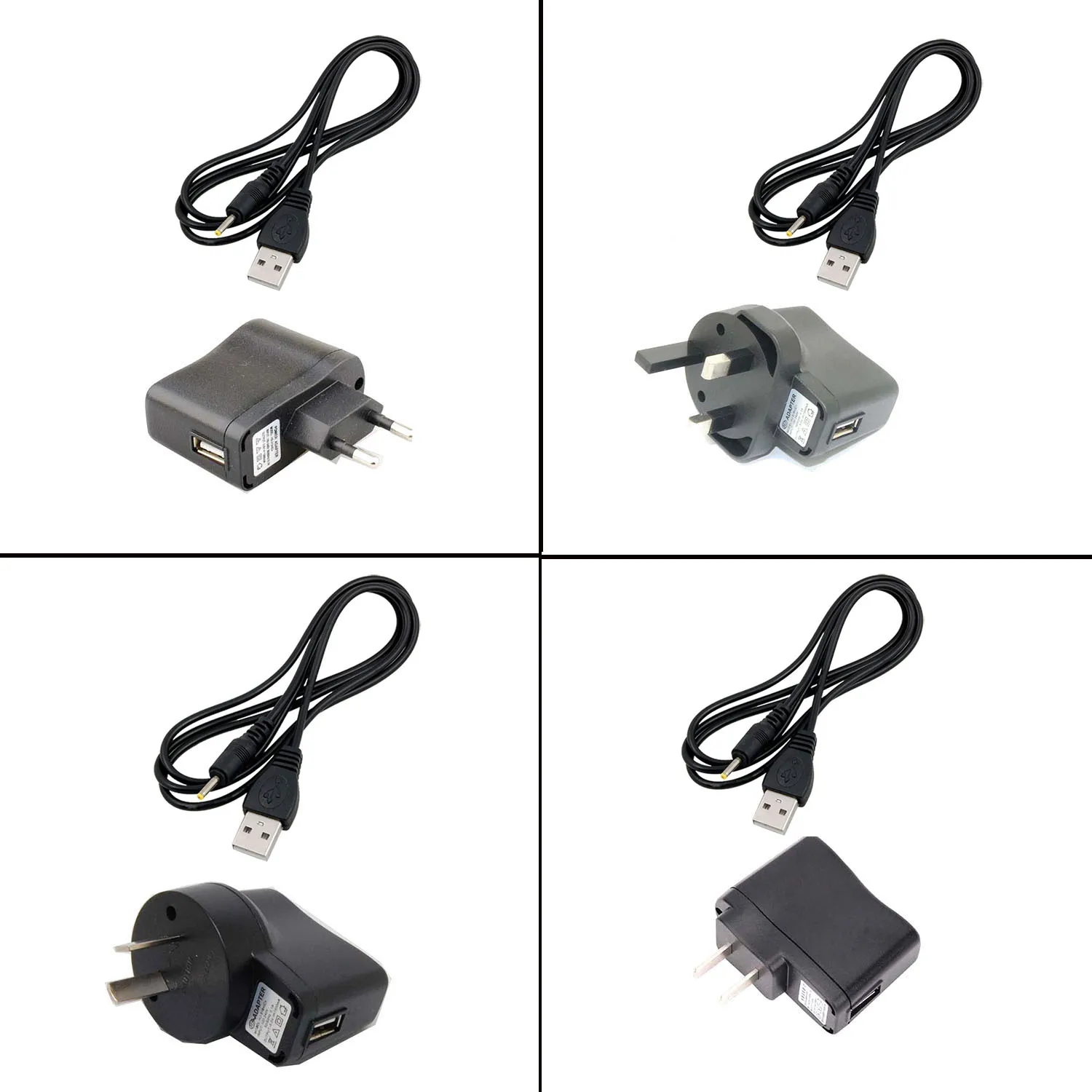 Настенное автомобильное зарядное устройство USB 2 0 A Male To 5x0 7mm DC Plug Tablet Charging Cable 5V new |