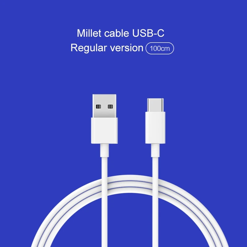 Зарядный кабель Xiaomi type-C/USB-C, обычная версия, длина: 1 м