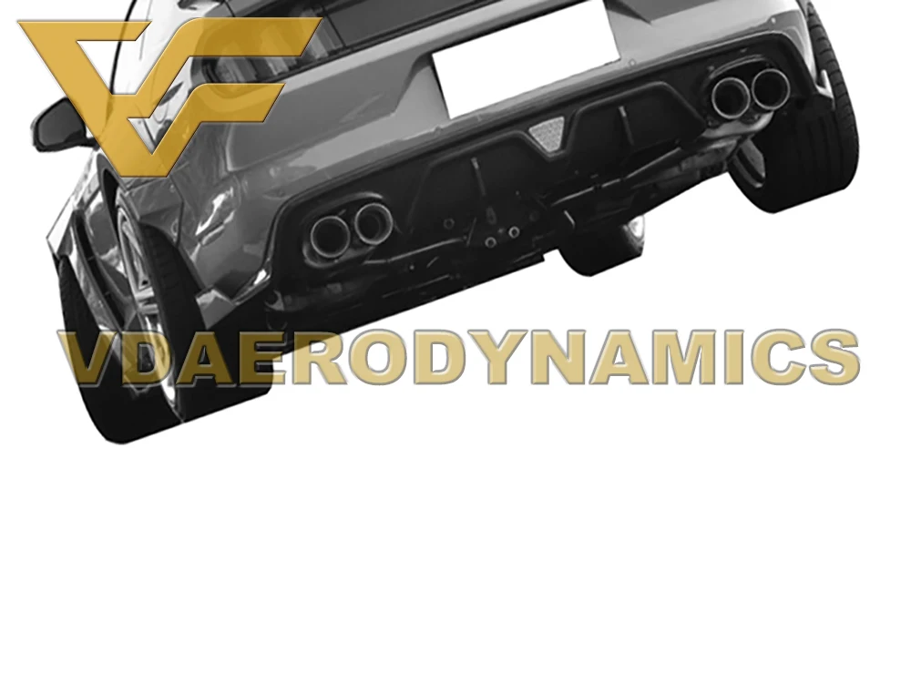 15-17 Mustang AFD-CST углеродного волокна Поверхность заднего бампера для губ Диффузор