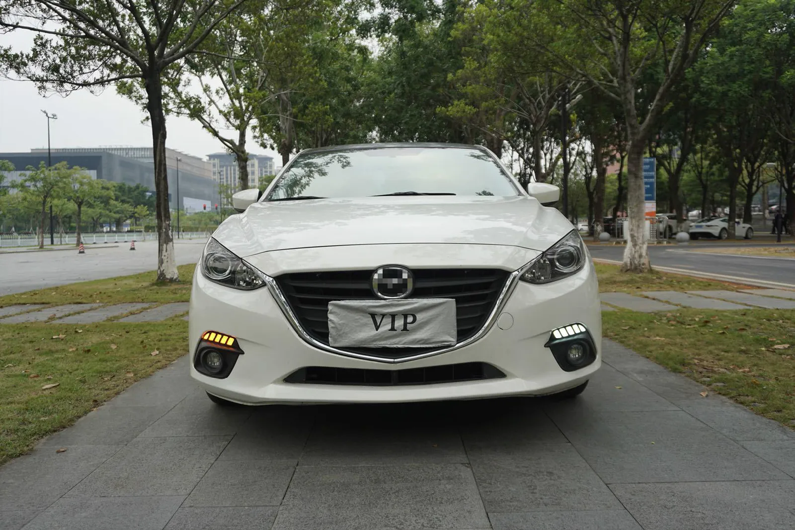 Для Mazda 3 реле динамического сигнала поворота водонепроницаемый автомобильный DRL 12 В Светодиодный дневной ходовой светильник противотуманная фара украшение SNCN
