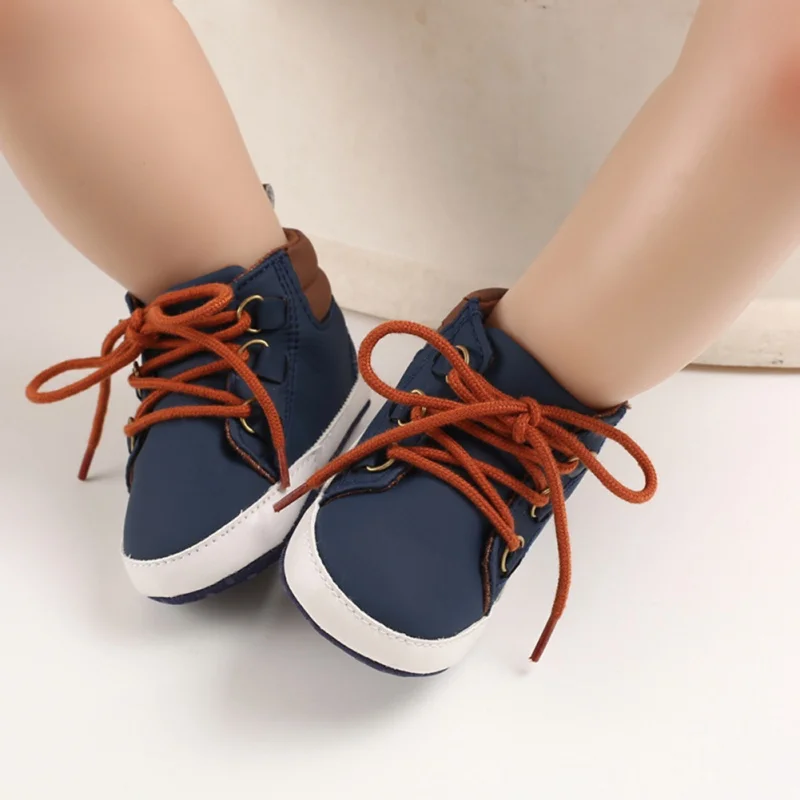 Детская обувь; классическая парусиновая обувь для маленьких мальчиков; Осенняя хлопковая обувь для новорожденных мальчиков и девочек; обувь для первых шагов; новое поступление