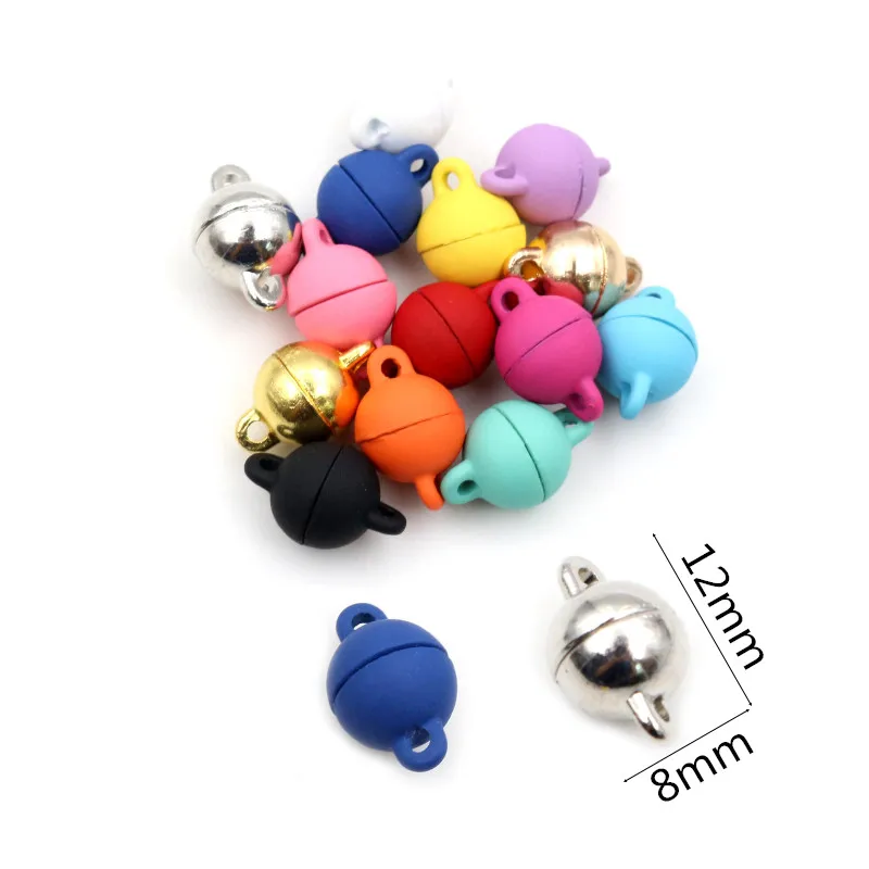 5 Sets Love Heart Round Shaped Magnetic Connected Clasps Beads Charms End Caps for DIY Couple Bracelet Necklace Making 2 Hfc3e88cac7c24b10be8813233d758adcC