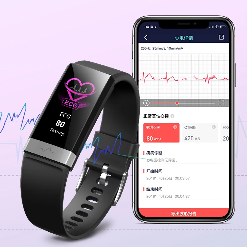 Умные часы умный Браслет ECG+ PPG+ HRV сердечный ритм крови кислородный Смарт-часы монитор сна фитнес-трекер Водонепроницаемый IP68