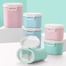 Boîte de lait en poudre pour bébé, réservoir de stockage Portable de grande capacité, boîte scellée à la maison pour la conservation des aliments supplémentaires 