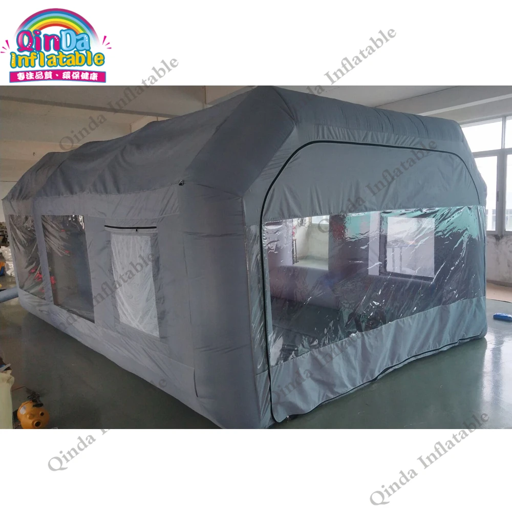 Free Shipping Inflatable Painting Room Potable Inflatable Spray Booth For Car Maintaining 6