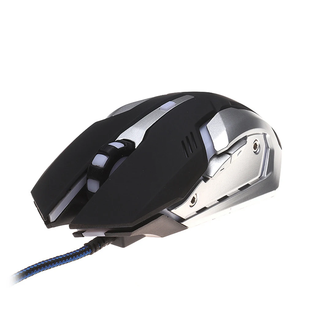 Профессиональная игровая мышь проводная эргономичная с светодиодный подсветкой