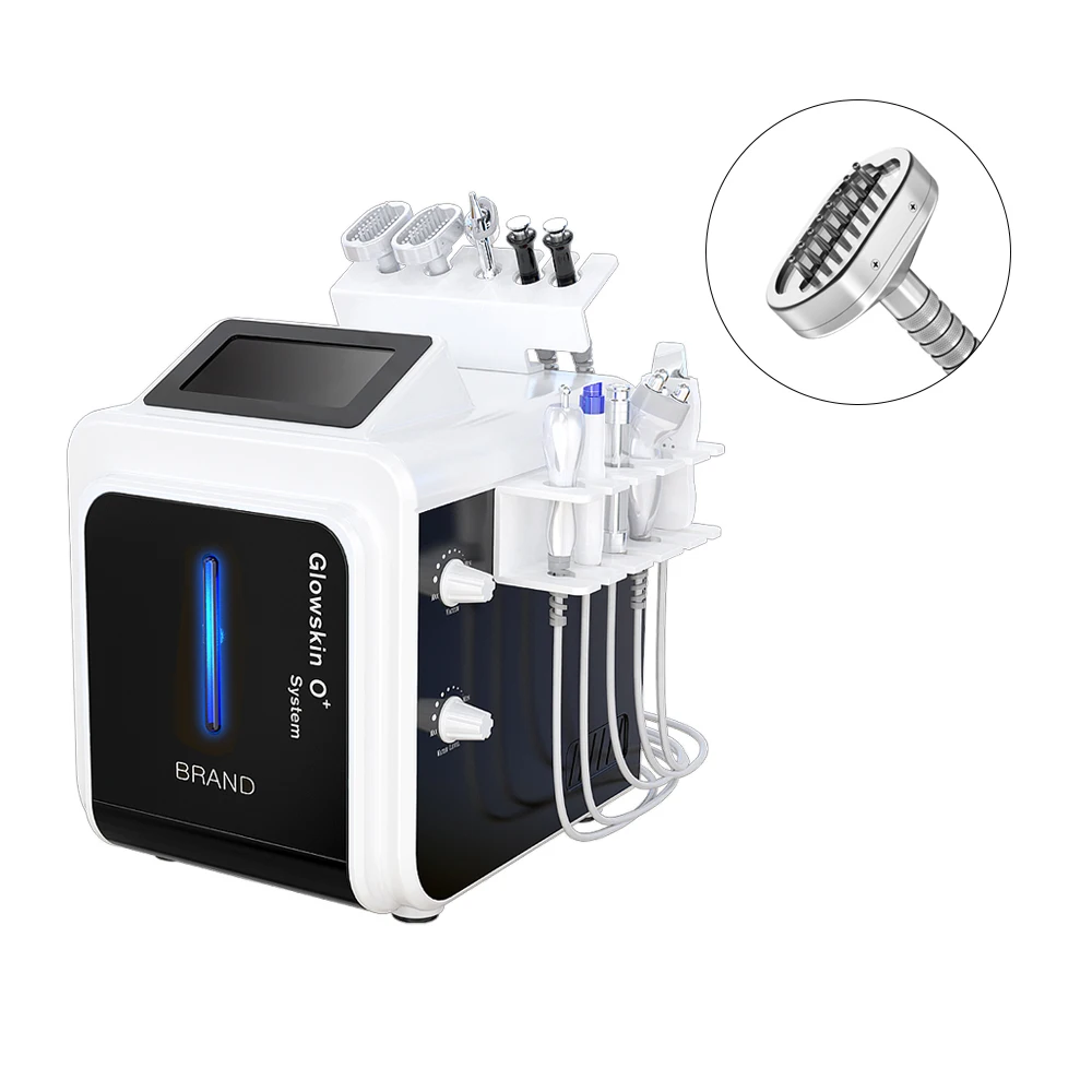 

CE Approved Oxygen Care Vacuum Hydro Skin Dermabrasion Peeling Ultrasonic Microcurrent Skin Rejuvenation Facial Cleaning Machine