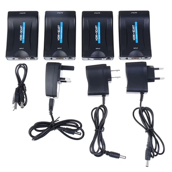 

1080p HDMI To SCART Converter HD Receiver TV DVD Audio Upscale Converter