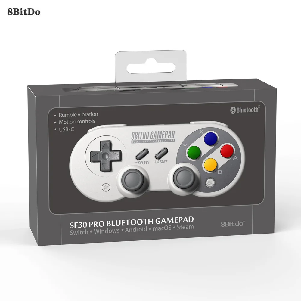 WUIYBN 8Bitdo SF30Pro беспроводной контроллер Bluetooth геймпад джойстик для nintendo переключатель ПК Android MacOS паровой