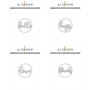 

AliliArts Metal Cutting Dies Circle greeting diy Scrapbooking Photo Album Decorative Embossing PaperCard Crafts Die 2020