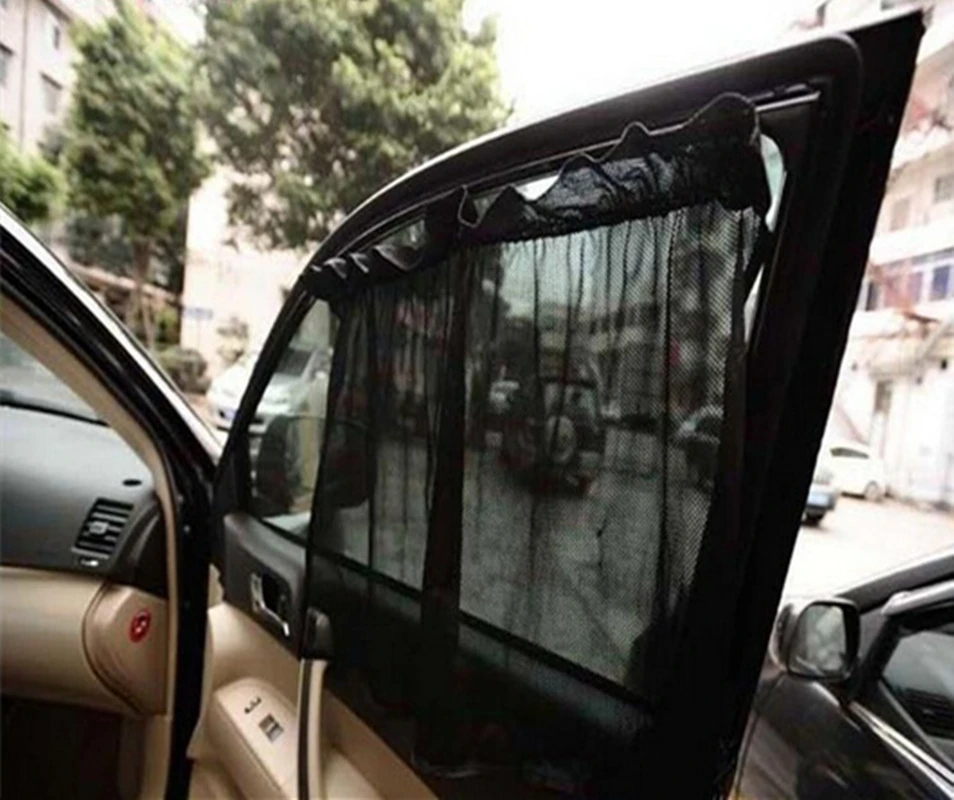 

3Factory direct selling automotive suction mesh curtain 75*50CM on the loading of car shade curtain car curtain car accessories