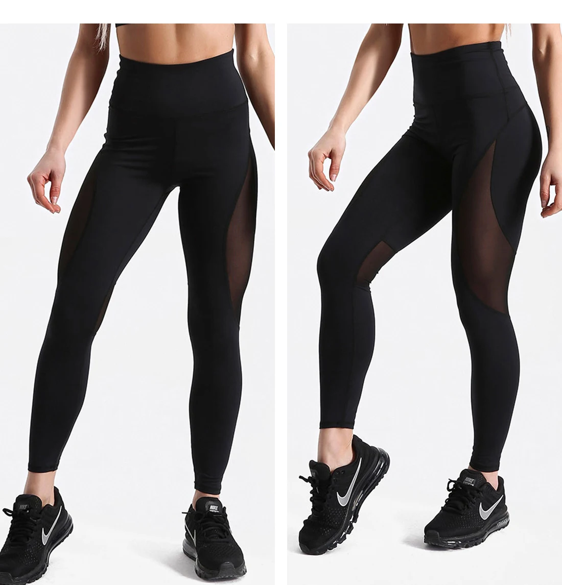 compression leggings Crazy Sales Printed Legging Fitness Black Push Up Mesh Leggins Sexy High Waist Legins Workout Jeggings spanx faux leather leggings