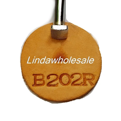 Кожа резьба печать симвоов инструмент Twill контур Обрезной B202R/B202L, кожаный инструмент - Цвет: B202R