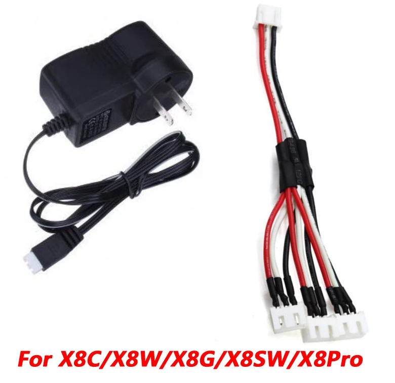 Зарядное устройство 3 в 1 для литиевых аккумуляторов SYMA X8C X8W X8G X8SC X8SW X8Pro 7 4 В 2S |