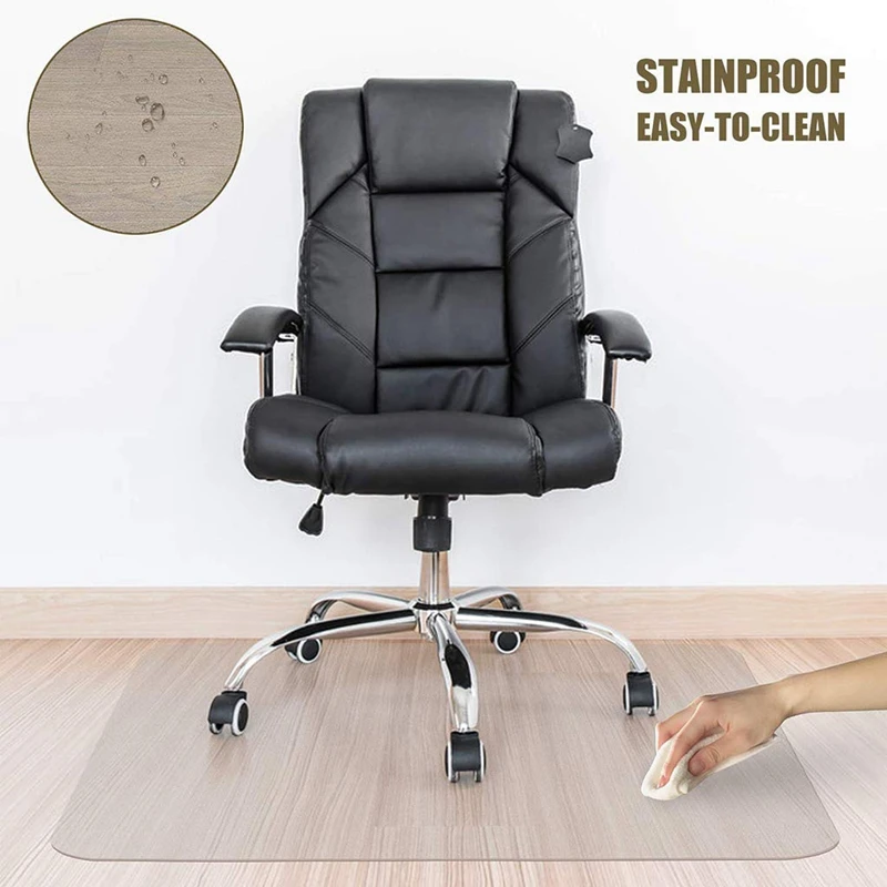 

Hot New Chair Mat Pvc,Hard Floor Cushion Protection Pad Transparent Rolling Wheelchair Cushion Office Chair Cushion-1.5Mm