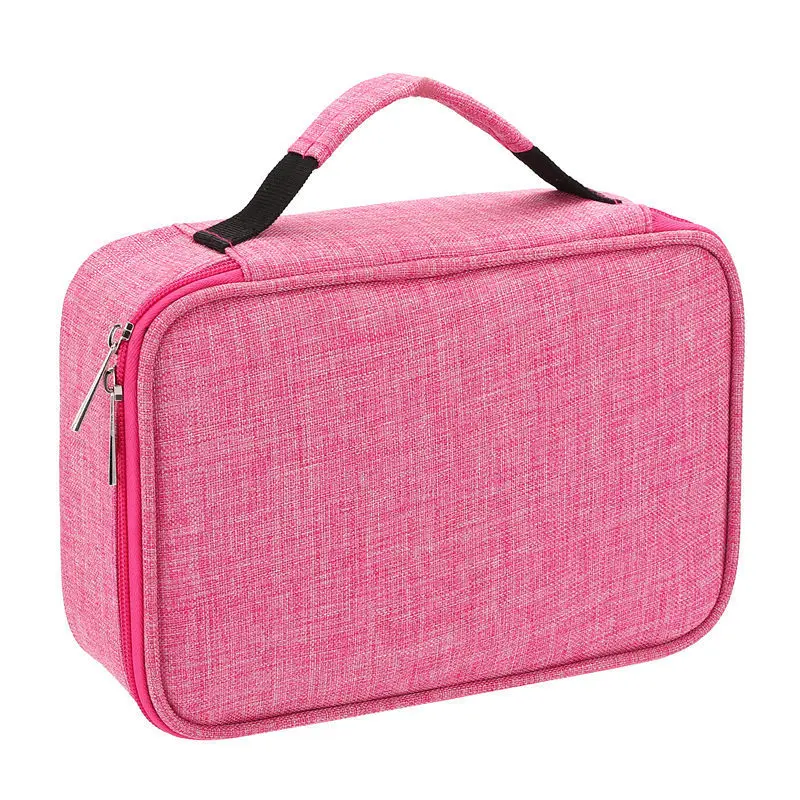 Empty Pencil Case Холст обратно в школьный пенал большой 72 Отверстия пенал для девочек и мальчиков большой хранение картриджей ручка коробка Канцтовары пенал - Цвет: Empty Pencil Case