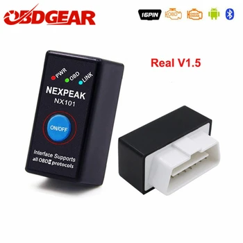 

Best ELM327 V1.5 ODB 2 Autoscanner EML327 V1.5 OBD2 Bluetooth Adapter Mini ELM-327 ODB 2 Car Diagnostic Scanner Russian-Speaking