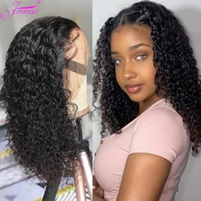 

180 Density 4X4 Closure Short Bob Wig Kinky Curly Pre Plucked Cheap Remy glueless Human Hair lace Wig 8-16Inches Afro Jerry Curl