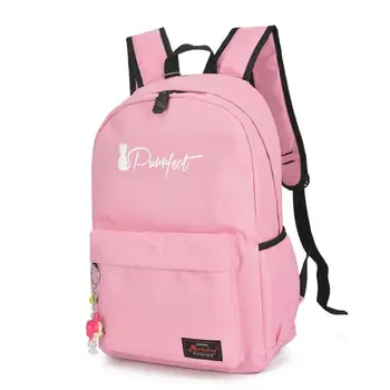 

New Women Backpack Soft School Bags Cute Travel Backpack Mochila Feminina Canvas Laptop Backpack Pink Bookbag