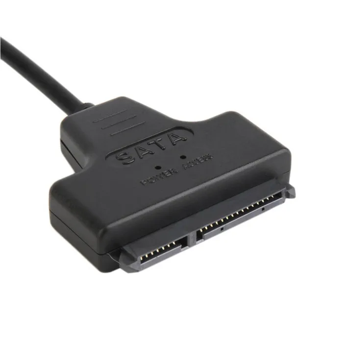USB 2,0 для SATA 22Pin кабель для 2,5 дюймов HDD жесткий диск твердотельный накопитель FKU66