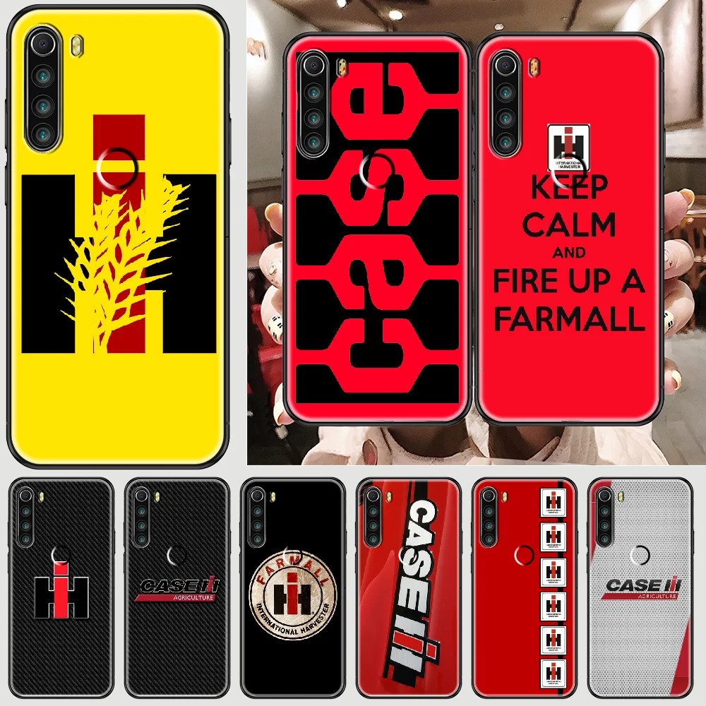 

Tractor CASE-IH Phone case For Xiaomi Redmi Note 7 7A 8 8T 9 9A 9S K30 Pro Ultra black soft prime tpu Etui 3D bumper painting