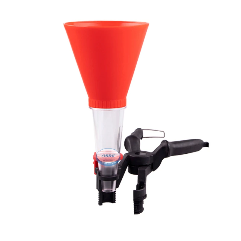 

2PCS Universal Oil Funnel Plastic Funnel Anti Splash Hopper Portable Oil Filling Funnel Car Engine Fluids Adjustable Funnels