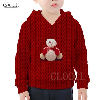 

Christmas Snowman Hoodies Children's Sweatshirts Girls Boys Hoodie Santa Claus 3D Print Kids Hoody Pullovers Xmas Family Clothes