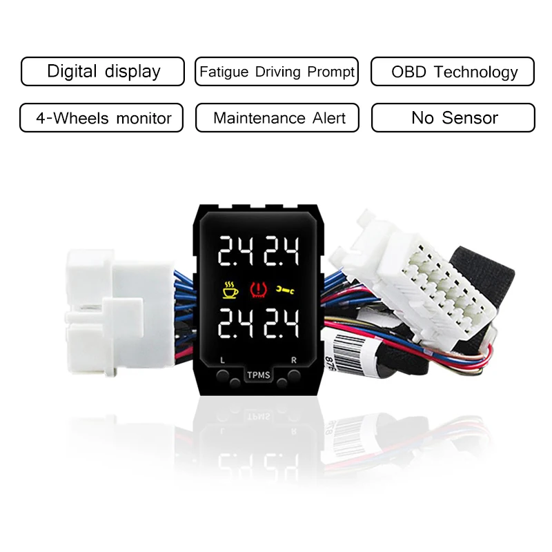 Car Tpms Digital Tire Pressure Monitoring System Toyota Set AliExpress