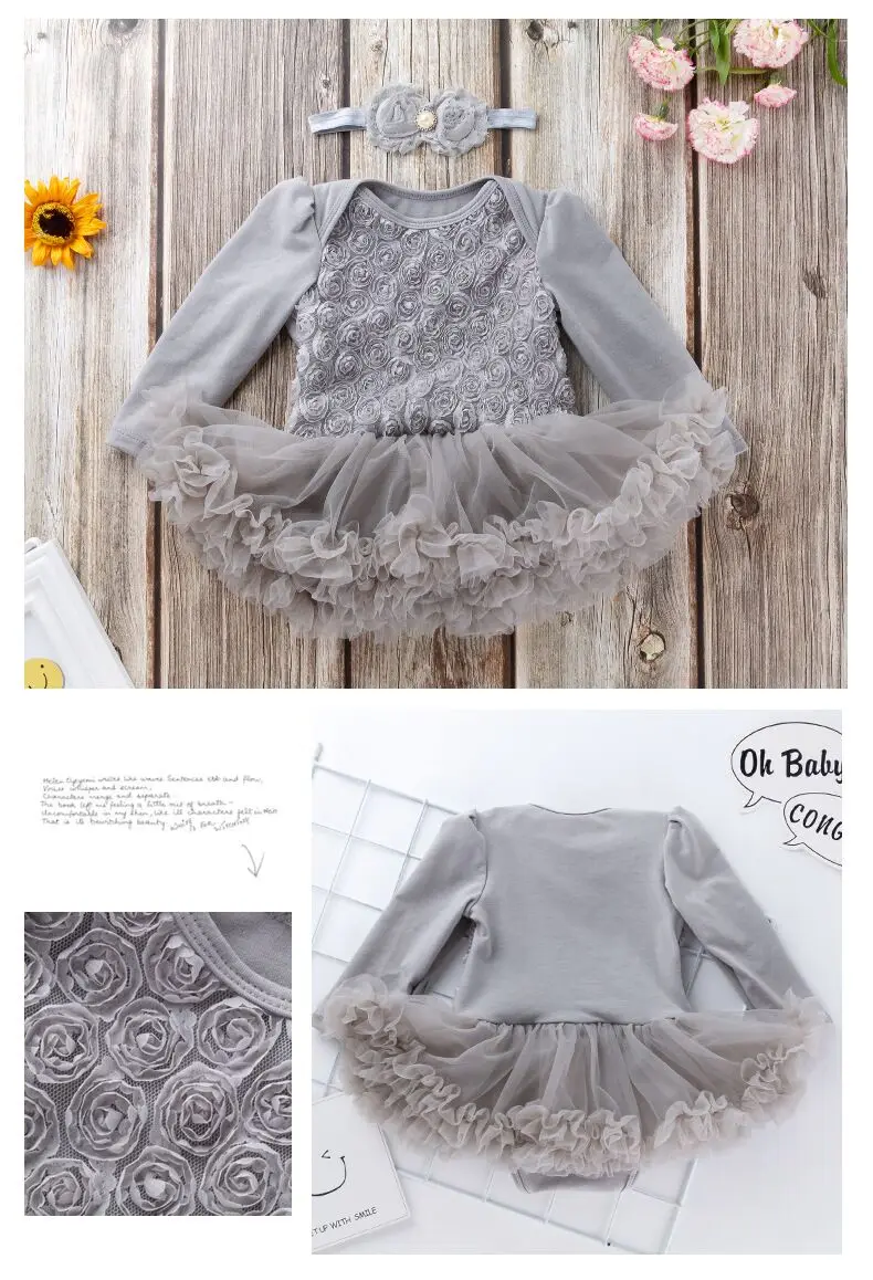 lace dress baby girl one year birthday girl dress long sleeve tutu newborn dresses for baby girls red purple tulle dress baby